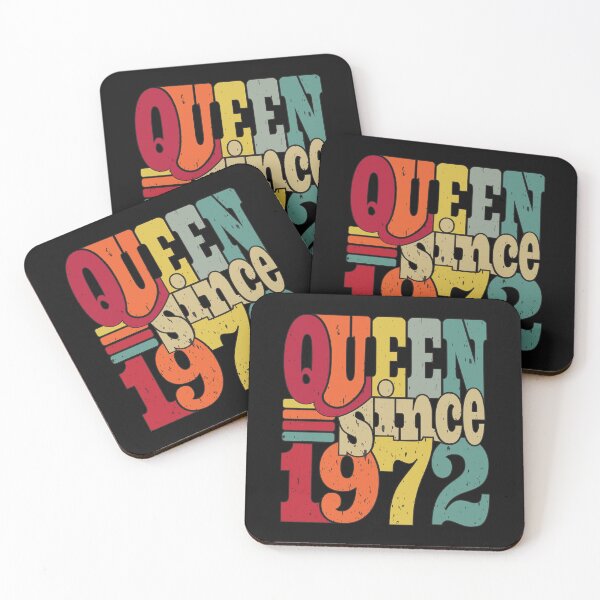Item preview, Queen Since 1972 50 Years Old Vintage 1972 50th Birthday gift designed and sold by BahaaIB.