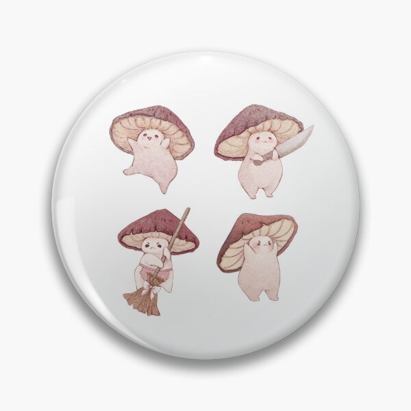 Item preview, Four Different Mushroom Moods designed and sold by Fairydrop.
