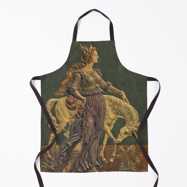 Item preview, La Dame à La Licorne/The Lady and the Unicorn | Armand Point | 1898 Pre-Raphaelite Art designed and sold by CJET.