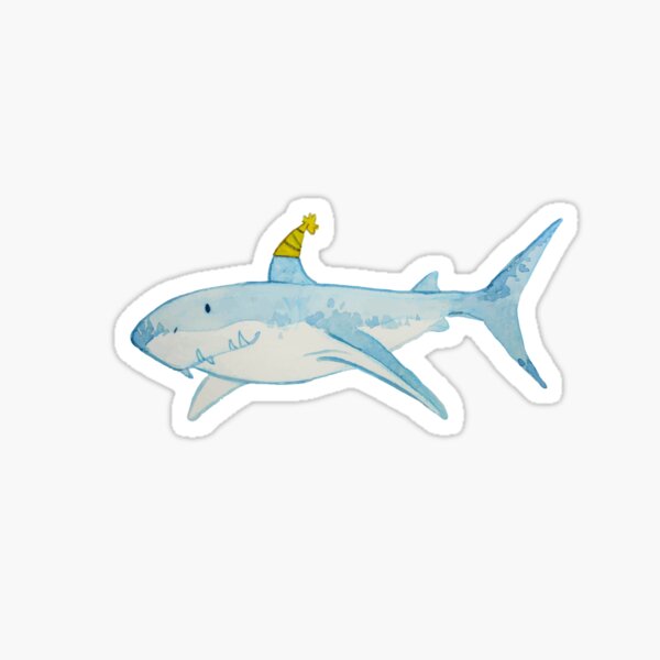 Item preview, Birthday Shark designed and sold by Stardust and Sketches.