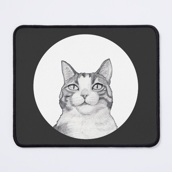 Item preview, Derpy Graphite Kitty designed and sold by sketchymaja.