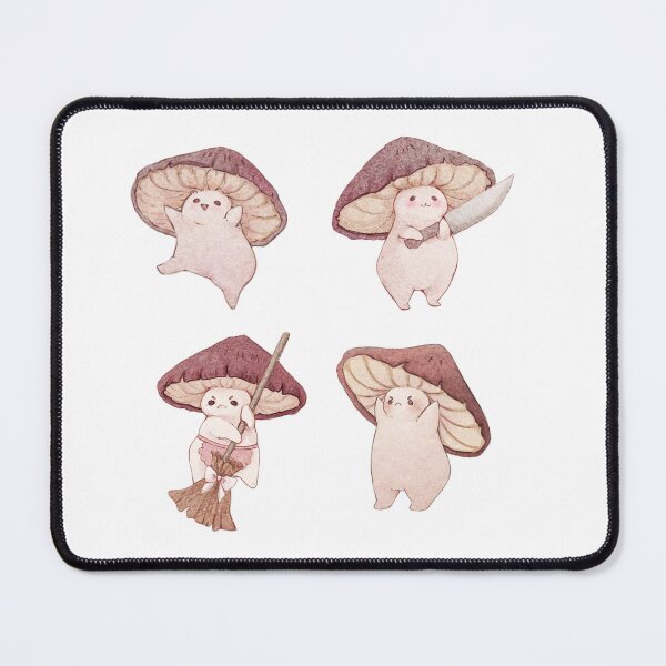 Item preview, Four Different Mushroom Moods designed and sold by Fairydrop.