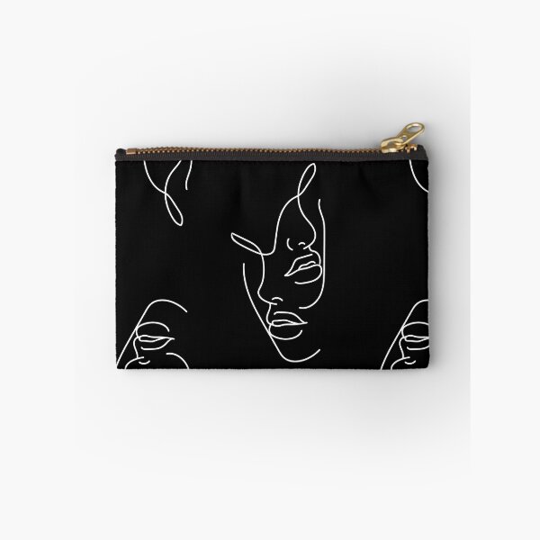 Item preview, black womens faces line drawings modern art hipster designed and sold by Gossip Rag.