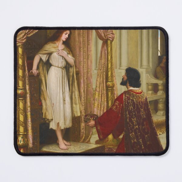 Item preview, A King and a Beggar Maid | Edmund Blair Leighton | 1898 Fantasy Print designed and sold by CJET.