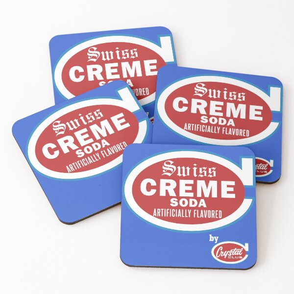 Item preview, Crystal Club Swiss Creme Soda designed and sold by TeeArcade84.