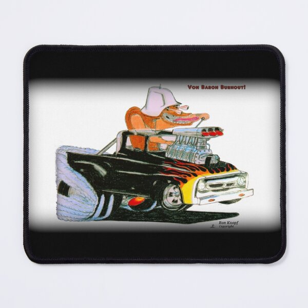 Item preview, Hot Rod Art // Von Baron Burnout! designed and sold by Imagin8er.