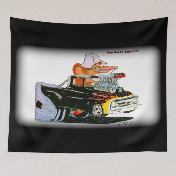 Item preview, Hot Rod Art  //  Von Baron Burnout! designed and sold by Imagin8er.