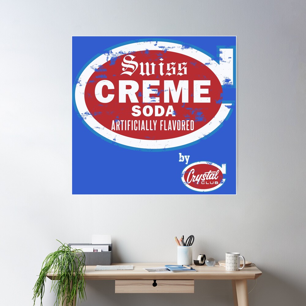 Cream soda ポスター 昭和レトロデザイン「クリームソーダ」 / NIKORASU GO