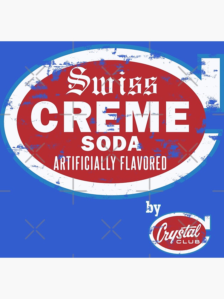 Distressed Crystal Club Swiss Creme Soda