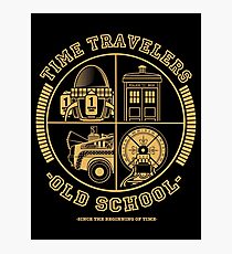 TIME TRAVELERS OLD SCHOOL Photographic Print