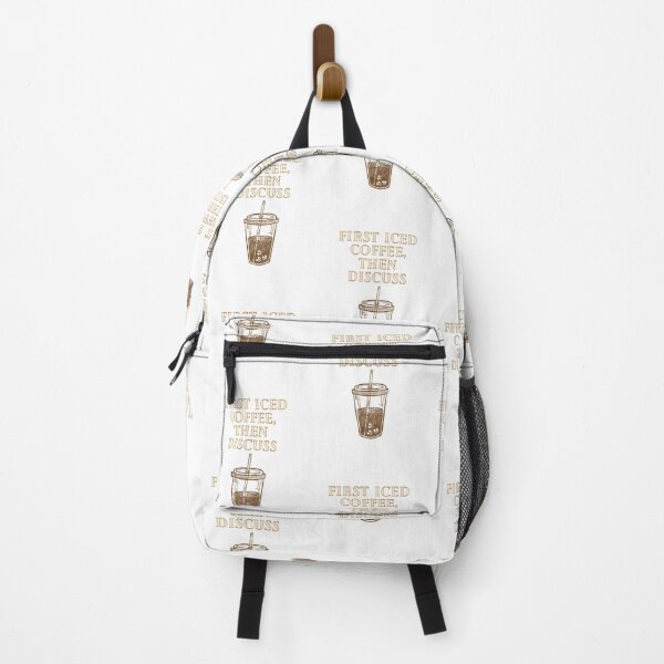 Item preview, First Iced Coffee, Then Discuss designed and sold by Lilac225769.