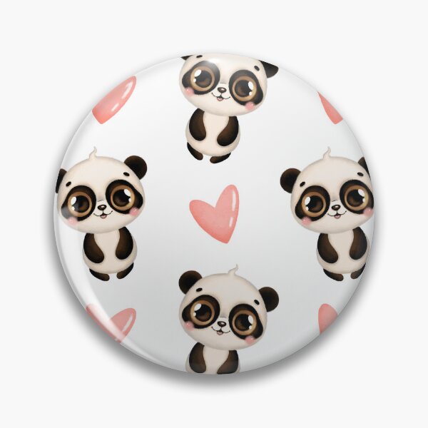 Item preview, a lonely panda | Cute Hearts Panda artwork designed and sold by LilysDesignShop.