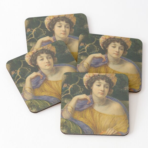 Item preview, The Dancer | Sir Edward John Poynter | 1898 Pre-Raphaelite Art designed and sold by CJET.