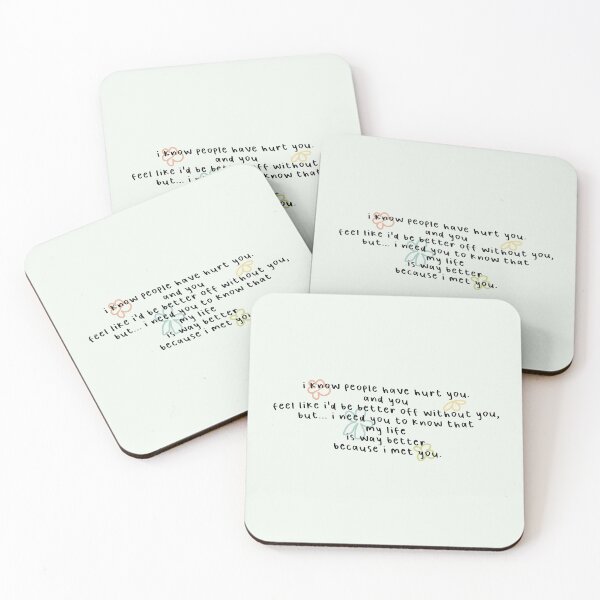 Item preview, my life is way better because i met you designed and sold by Pinu92.