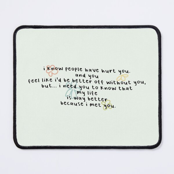 Item preview, my life is way better because i met you designed and sold by Pinu92.