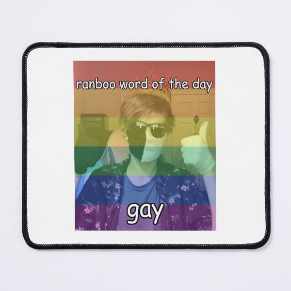 Item preview, ranboo word of the day gay designed and sold by bestizeyy.