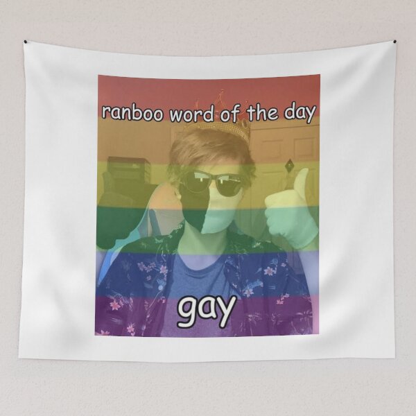 Item preview, ranboo word of the day gay designed and sold by bestizeyy.