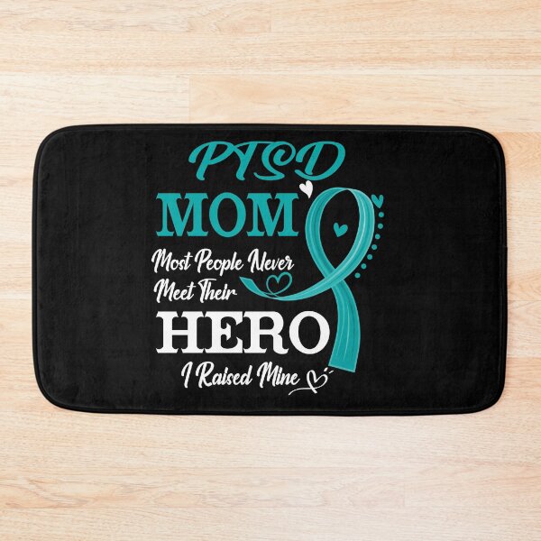Item preview, Proud PTSD Mom Most People Never Meet Their Hero I Raised Mine PTSD Awareness designed and sold by Kohend.