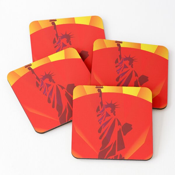 Item preview, Lady Liberty NYC Sunrise Graphic designed and sold by EdwardMonet.