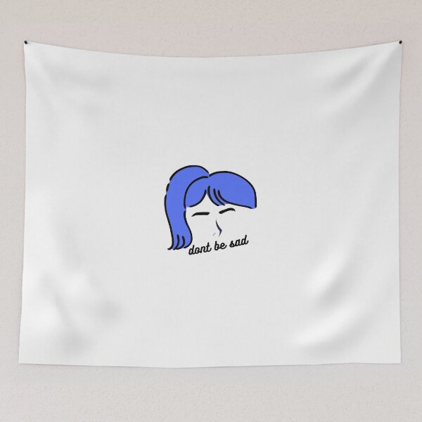 Item preview, Don't be sad blue hair designed and sold by weirdandstrange.