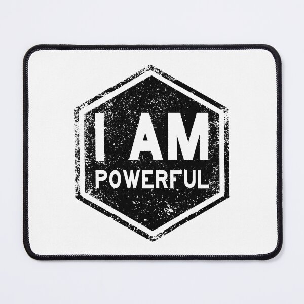 Item preview, I AM - Powerful - Affirmation - Black designed and sold by hector2ortega.