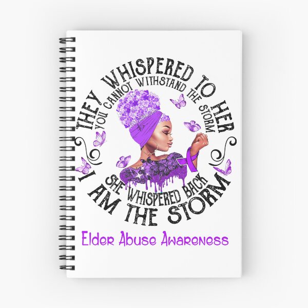 Item preview, Black Girl I Am The Storm Elder Abuse Awareness designed and sold by Mnrshirley.