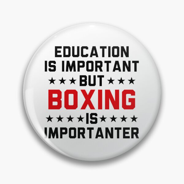 Item preview, Education Is Important But Boxing Is Importanter designed and sold by Adel Qasem.