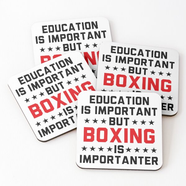 Item preview, Education Is Important But Boxing Is Importanter designed and sold by Adel Qasem.