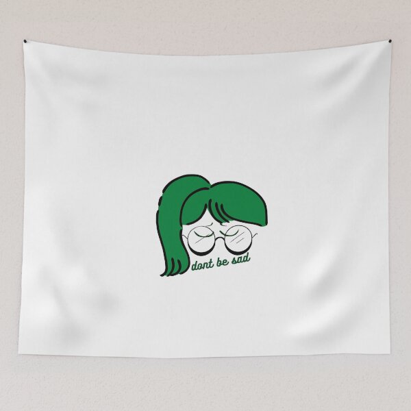 Item preview, Don't be sad green hair  designed and sold by weirdandstrange.
