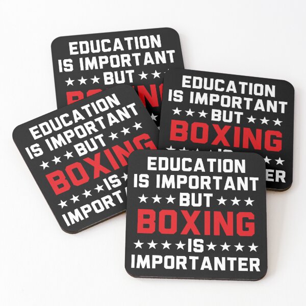 Item preview, Education Is Important But Boxing Is Importanter designed and sold by Adel Qasem.