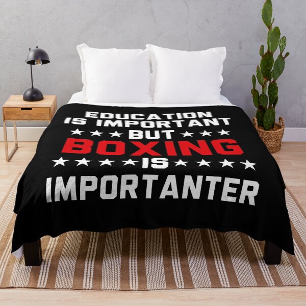 Item preview, Education Is Important But Boxing Is Importanter designed and sold by Adel Qasem.