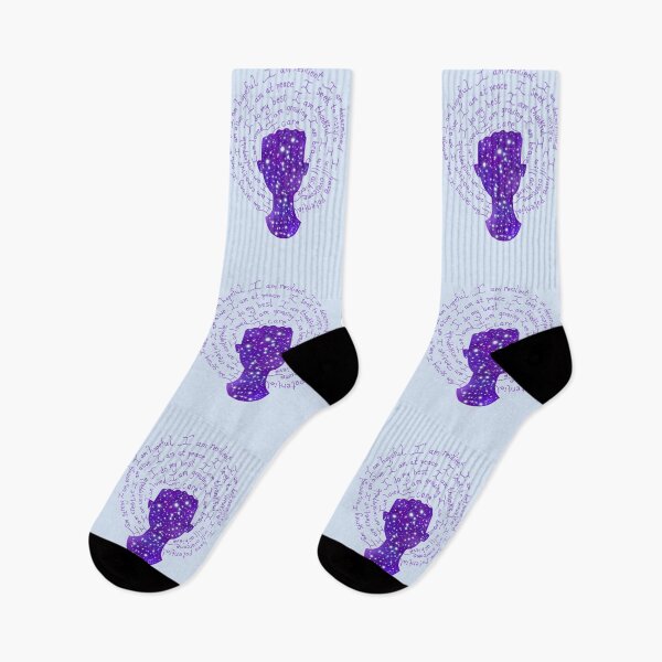 Item preview, Night Galaxy Positive Mantras Female Silhouette designed and sold by Deborah Camp.