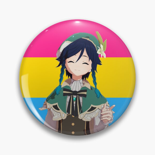 Item preview, Venti Pansexual pride designed and sold by Cosplayshin.
