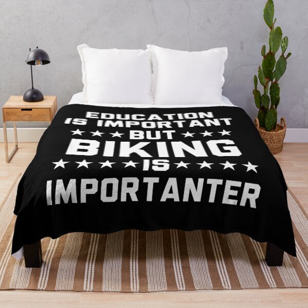 Item preview, Education Is Important But Biking Is Importanter designed and sold by Adel Qasem.