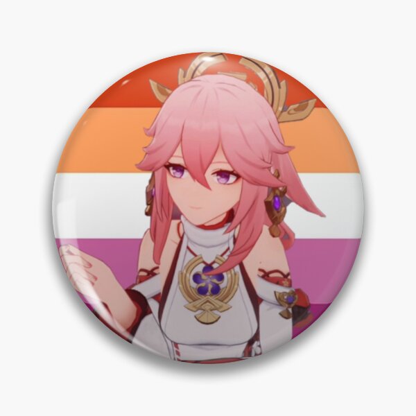 Item preview, Yae Miko Lesbian pride  designed and sold by Cosplayshin.