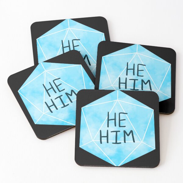 Item preview, He/Him Dice Pronouns designed and sold by AstralAbraxas.