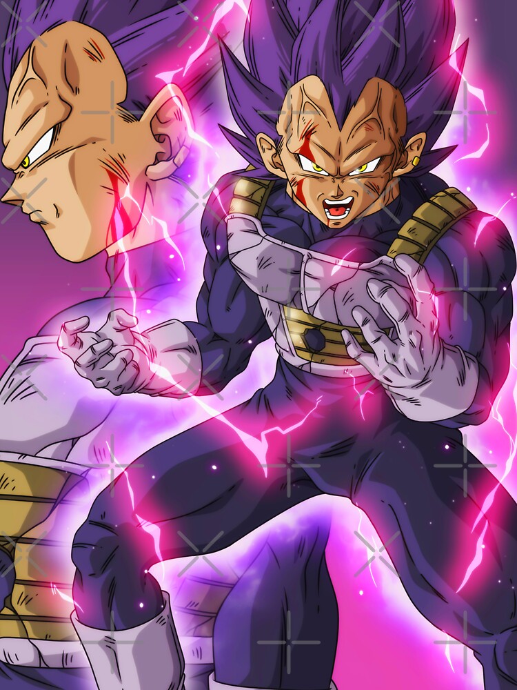 Ultra Ego Vegeta - God of Destruction transformation 4 | Art Board Print