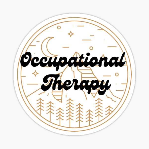 Item preview, Occupational therapy sticker designed and sold by Hannahmilli.