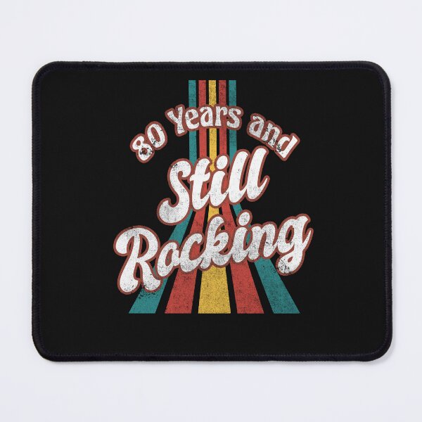 Item preview, 80th Birthday 80 Years And Still Rocking 80 Years Old Retro designed and sold by TheBlueHeaven.