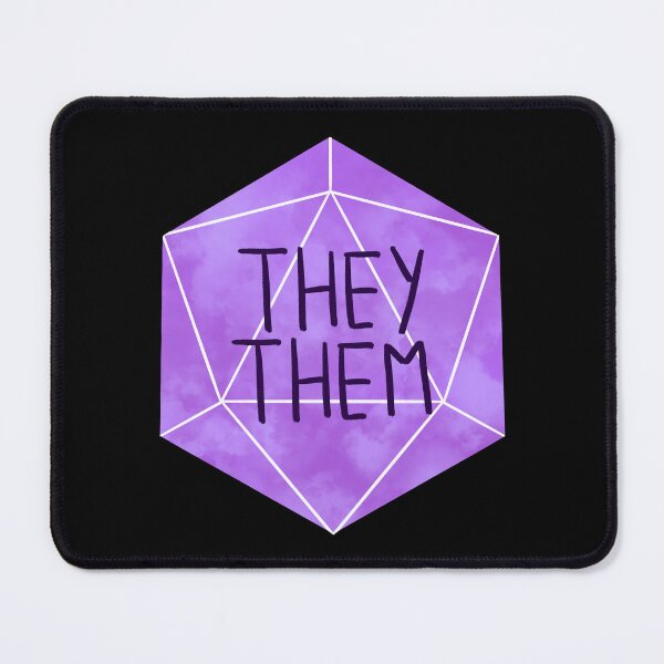 Item preview, They/Them Dice Pronouns designed and sold by AstralAbraxas.