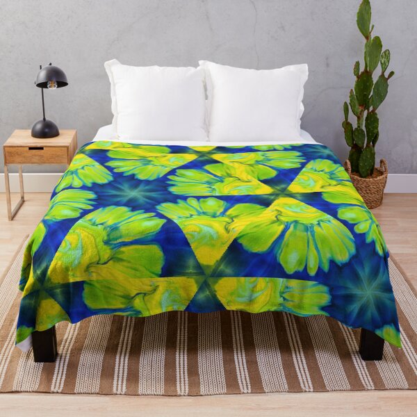 Item preview, Geometric Flower petal pattern designed and sold by ZubiyaArt.