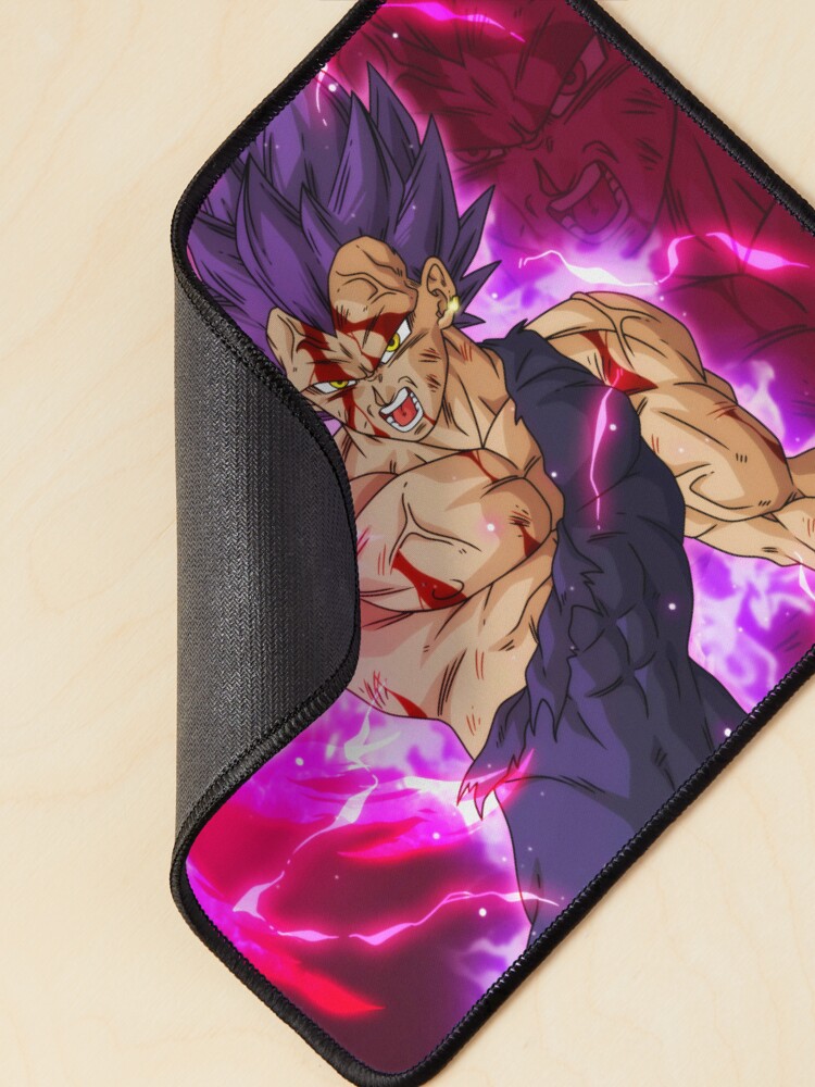 Mousepad Dragon Ball Vegeta Super Saiyajin Nível 3 com apoio