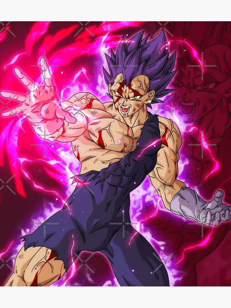 Ultra Ego Vegeta - God of Destruction transformation 3 Poster for Sale by  Anime and More