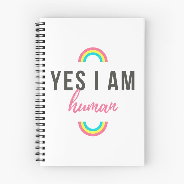 Item preview, Yes, I am Human - World Quotes LGBT+ Life - Equality designed and sold by ZooOfArt.