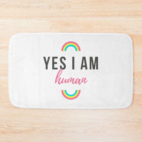 Item preview, Yes, I am Human - World Quotes LGBT+ Life designed and sold by ZooOfArt.