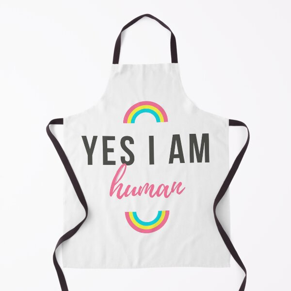Item preview, Yes, I am Human - World Quotes LGBT+ Life designed and sold by ZooOfArt.