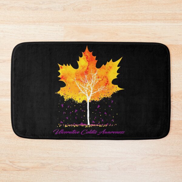 Item preview, Ulcerative Colitis Awareness Maple Leaf Autumn Tree Orange Fall Leaves Season designed and sold by Sabfit.