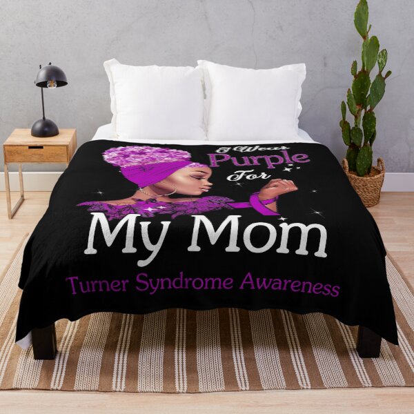 Item preview, Turner Syndrome Awareness Black Girl I Wear Purple For My Mom designed and sold by tenjun16.
