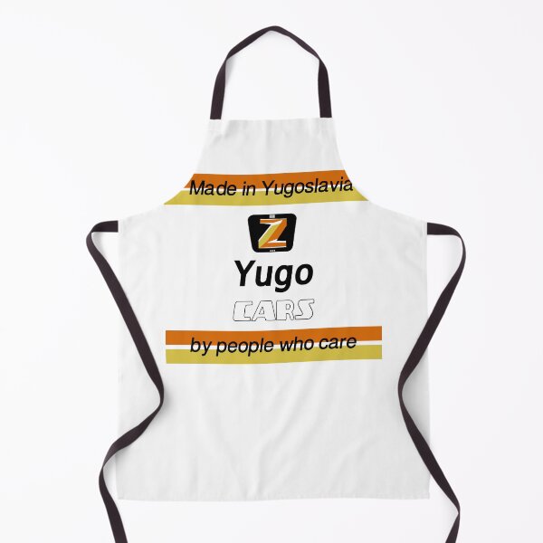 Item preview, 'Made in Yugoslvia by people who care' - Vintage 'Yugo Cars' mug design designed and sold by Dark Enterprises.