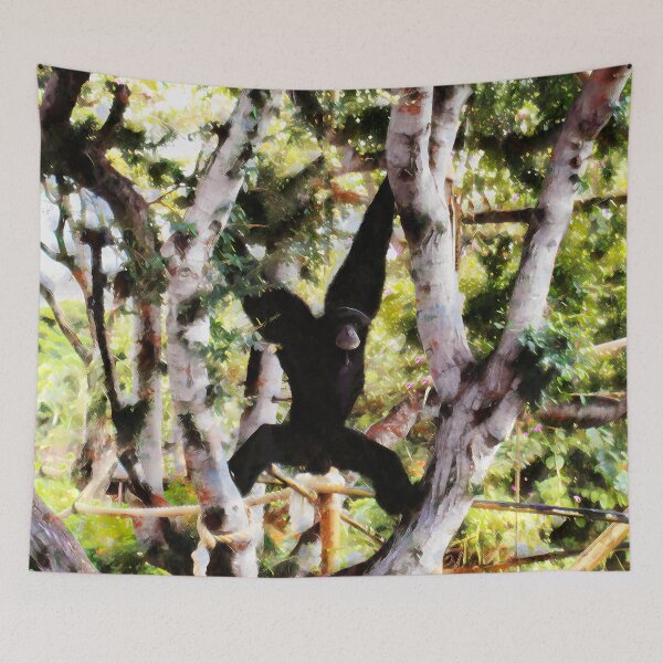Item preview, X Marks the Gibbon designed and sold by PictureNZ.